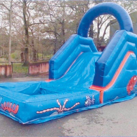 tobogan hinchable acuatico